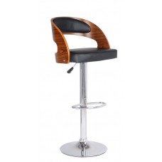 ST-7505 Black PU with Wood Backing Adjustable Bar Stool (Online only) ST-7505 Black PU with Wood Backing Adjustable Bar Stool (Online only)