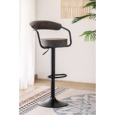 ST-7561 Soft Grey Premium PU Bar Chair (SET OF 2 CHAIRS) (Online only) ST-7561 Soft Grey Premium PU Bar Chair (SET OF 2 CHAIRS) (Online only)