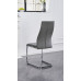 C-1576 Upholstered in soft Grey PU Dining Chair.SALE JUST SET OF 6 CHAIRS. (Online Only)