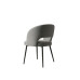 C-1645 Grey textured fabric upholstery Dining Chair. SALE JUST SET OF 2 CHAIRS. (Online Only)