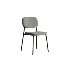 C-1652 Grey textured fabric upholstery Dining Chair.Sale just set of 4 Chairs. (Online only)