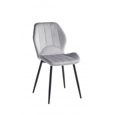 C-1535 Light Grey Velvet Dining Chair. Sale just set of 6 chairs (Online only) C-1535 Light Grey Velvet Dining Chair. Sale just set of 6 chairs (Online only)