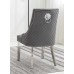 C-1250 Grey Velvet Dining Chair with Lion Knocker. SALE JUST SET OF 2 CHAIRS (Online only) C-1250 Grey Velvet Dining Chair with Lion Knocker. SALE JUST SET OF 2 CHAIRS (Online only)