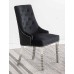 C-1251 Black Velvet Dining Chair with Lion Knocker.SALE JUST SET OF 2 CHAIRS. (Online Only) 