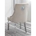 C-1253 Creme Velvet Dining Chair with Lion Knocker. SALE JUST SET OF 2 CHAIRS. (Online only) C-1253 Creme Velvet Dining Chair with Lion Knocker. SALE JUST SET OF 2 CHAIRS. (Online only)