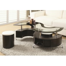 IF-2050 Espresso Coffee Table with 2 Stools. (Online Only ) IF-2050 Espresso Coffee Table with 2 Stools. (Online Only )