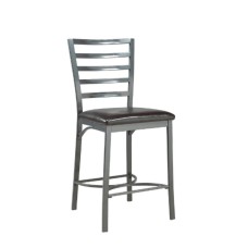 ST-1004 Black PU Pub Stool. (SET OF 2 CHAIRS) (Online only)