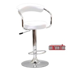 ST-7500-W White PU Adjustable Bar Stool. SET OF 2 CHAIRS (Online only) ST-7500-W White PU Adjustable Bar Stool. SET OF 2 CHAIRS (Online only)