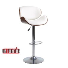 ST-7511 White PU with Wood Backing Adjustable Bar Stool. SET OF 2 CHAIRS (Online only) ST-7511 White PU with Wood Backing Adjustable Bar Stool. SET OF 2 CHAIRS (Online only)