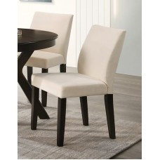 C-1085 Creme Cushion seat Dining Chair. SALE JUST SET OF 2 CHAIRS (Online only)