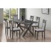 T-1095 Antique Grey Dining Table. (Online Only)