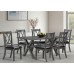 T-1095 Antique Grey Dining Table. (Online Only)