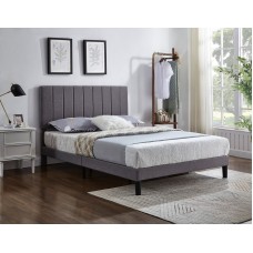 IF-5363 Adjustable Headboard Grey Fabric  Queen, King size bed. (Online only)