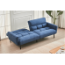 IF-8040 Soft Blue Fabric  Sofa Bed -Convertible Couch for Small Spaces (Online Only)