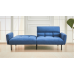 IF-8040 Soft Blue Fabric  Sofa Bed -Convertible Couch for Small Spaces (Online Only)