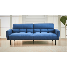 IF-8040 Soft Blue Fabric  Sofa Bed -Convertible Couch for Small Spaces (Online Only)