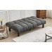 IF-8060 Soft Grey Fabric Sofa bed Convertible Couch for Small Spaces (Online Only) 