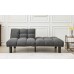 IF-8060 Soft Grey Fabric Sofa bed Convertible Couch for Small Spaces (Online Only) 
