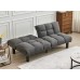 IF-8060 Soft Grey Fabric Sofa bed Convertible Couch for Small Spaces (Online Only) 