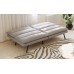 IF-8070 Sofa Bed with Soft Grey Fabric. Convertible Couch for Small Spaces(Online only) IF-8070 Sofa Bed with Soft Grey Fabric. Convertible Couch for Small Spaces(Online only)