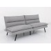 IF-8070 Sofa Bed with Soft Grey Fabric. Convertible Couch for Small Spaces(Online only) IF-8070 Sofa Bed with Soft Grey Fabric. Convertible Couch for Small Spaces(Online only)