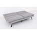 IF-8070 Sofa Bed with Soft Grey Fabric. Convertible Couch for Small Spaces(Online only) IF-8070 Sofa Bed with Soft Grey Fabric. Convertible Couch for Small Spaces(Online only)