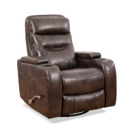 IF-6311-M Recliner Chair. Soft Brown PU.(Online Only)