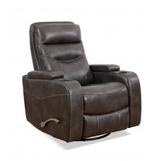 IF-6312-M Recliner Chair. Soft Grey PU.(Online Only)