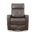 IF-6330-M Recliner Chair. Soft Charcoal Leather Match.(Online Only)