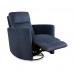 IF-6340-M Recliner Chair. Soft Blue Fabric.(online Only )