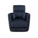 IF-6340-M Recliner Chair. Soft Blue Fabric.(online Only )