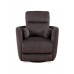 IF-6341-M Recliner Chair. Soft Gun Metal Fabric.(Online Only)