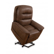 IF-6365-M Lift Chair. Soft Brown PU. (Online only)