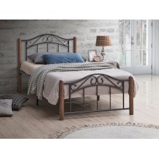 IF-126 Walnut wooden Single, Double, Queen Size Bed (Online Only) IF-126 Walnut wooden Single, Double, Queen Size Bed (Online Only)