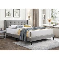 IF-5270 Grey Fabric Double, Queen, King Size bed (Online Only)