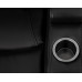 IF-6310-M Recliner Chair. Soft Black PU.(Online only)