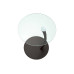 I 3001 Accent Table-Espresso Bentwood with Tempered glass (Online Only)