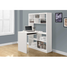 I 7022 Computer Desk-White Left or Right Facing Corner (Online Only)