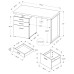 I 7026 Computer Desk-48"L/Cappuccino Left or Right Facing (Online Only)
