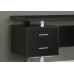 I 7080 Computer Desk-60"L/Espresso/Silver Metal (Online Only) I 7080 Computer Desk-60"L/Espresso/Silver Metal (Online Only)